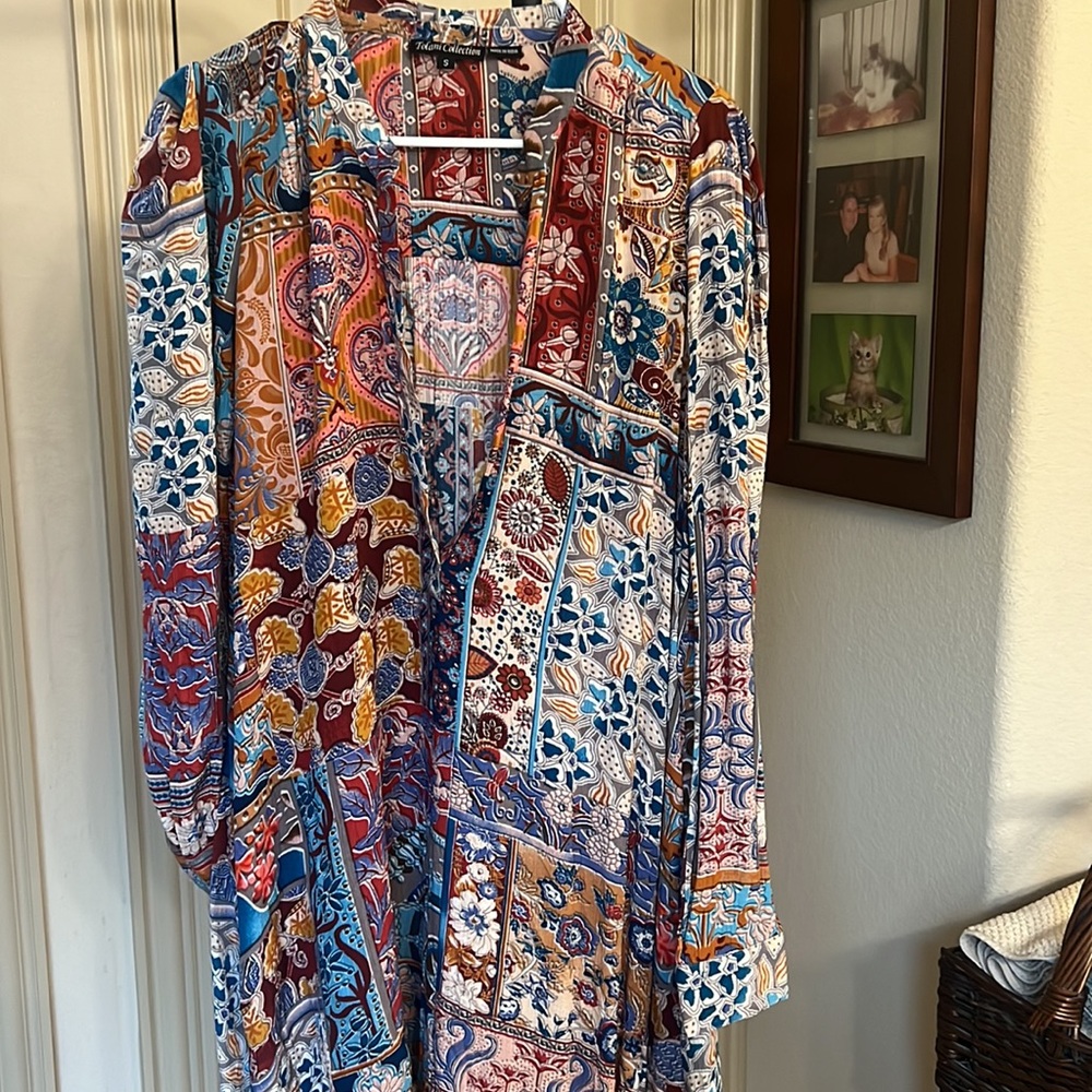 Nwt Tolani Boho Thanksgiving Dress - image 3